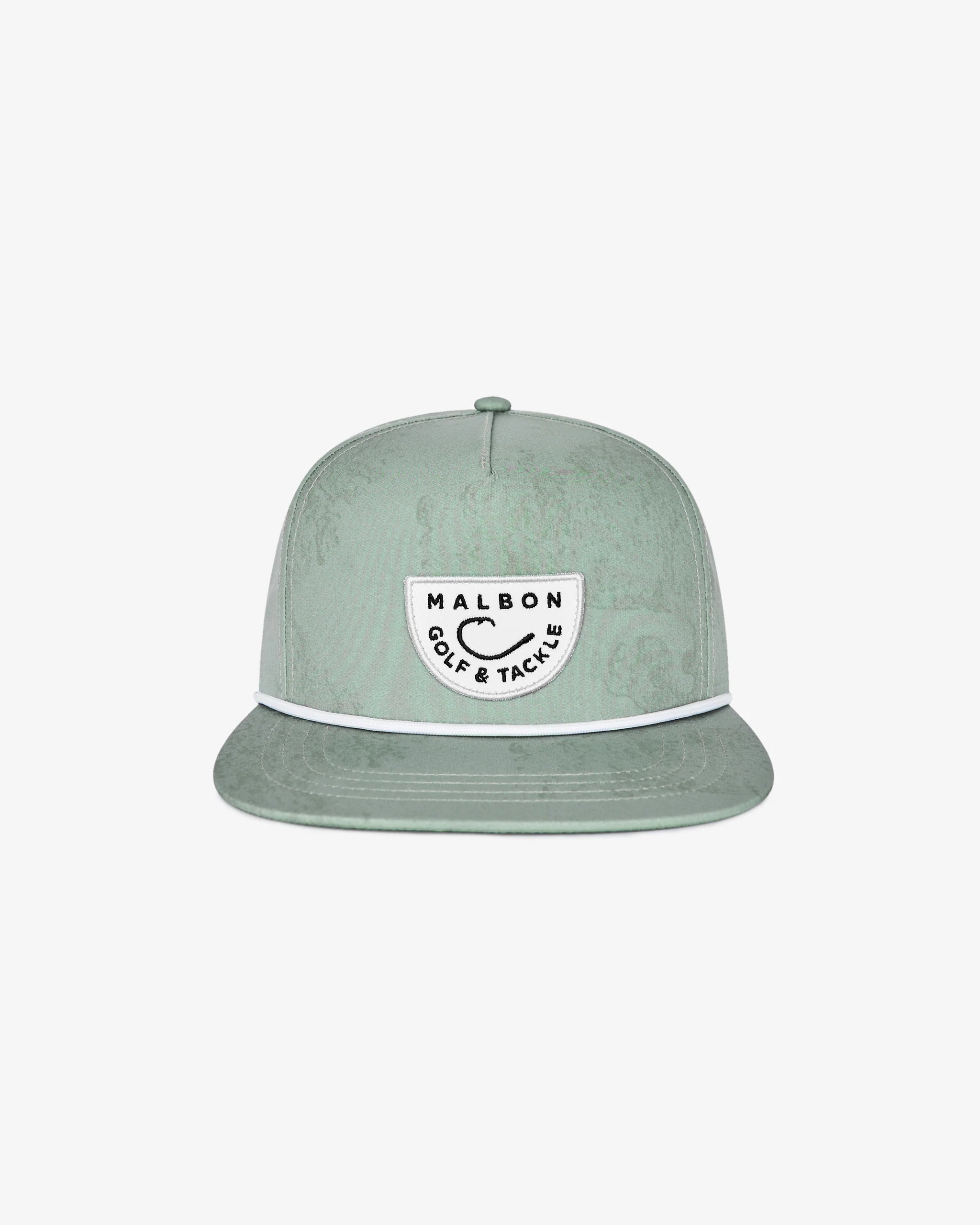 Malbon Golf & Tackle Snapback – Steel Ripple