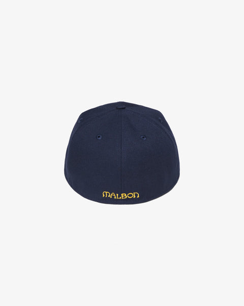 Malbon Golf x Ghostface killa | New Era cap Navy