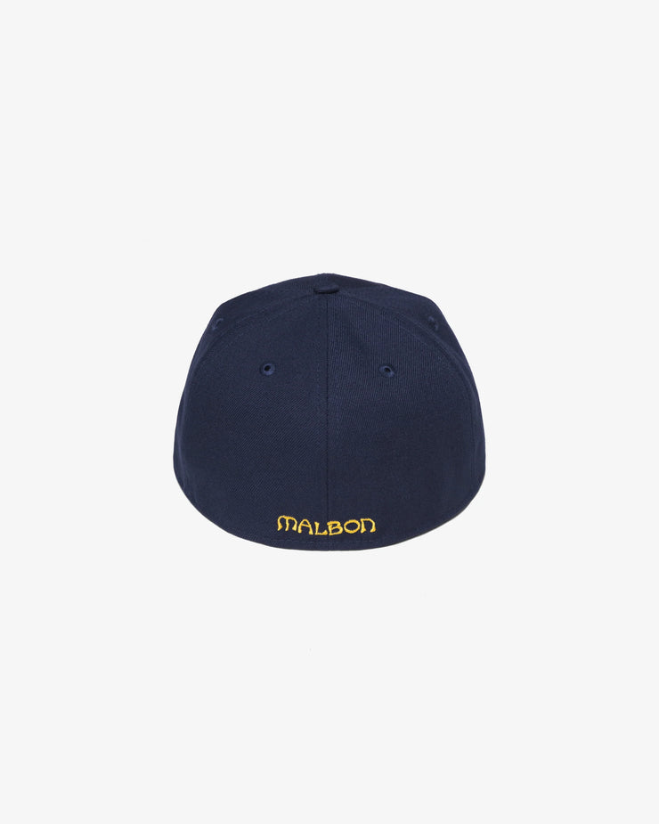 Malbon x Ghostfacekilla | New Era cap Navy