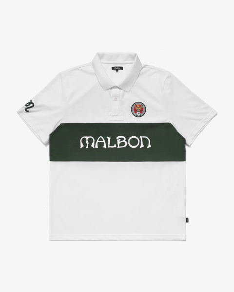 Malbon Golf x Ghostface killa | Rugby Polo white