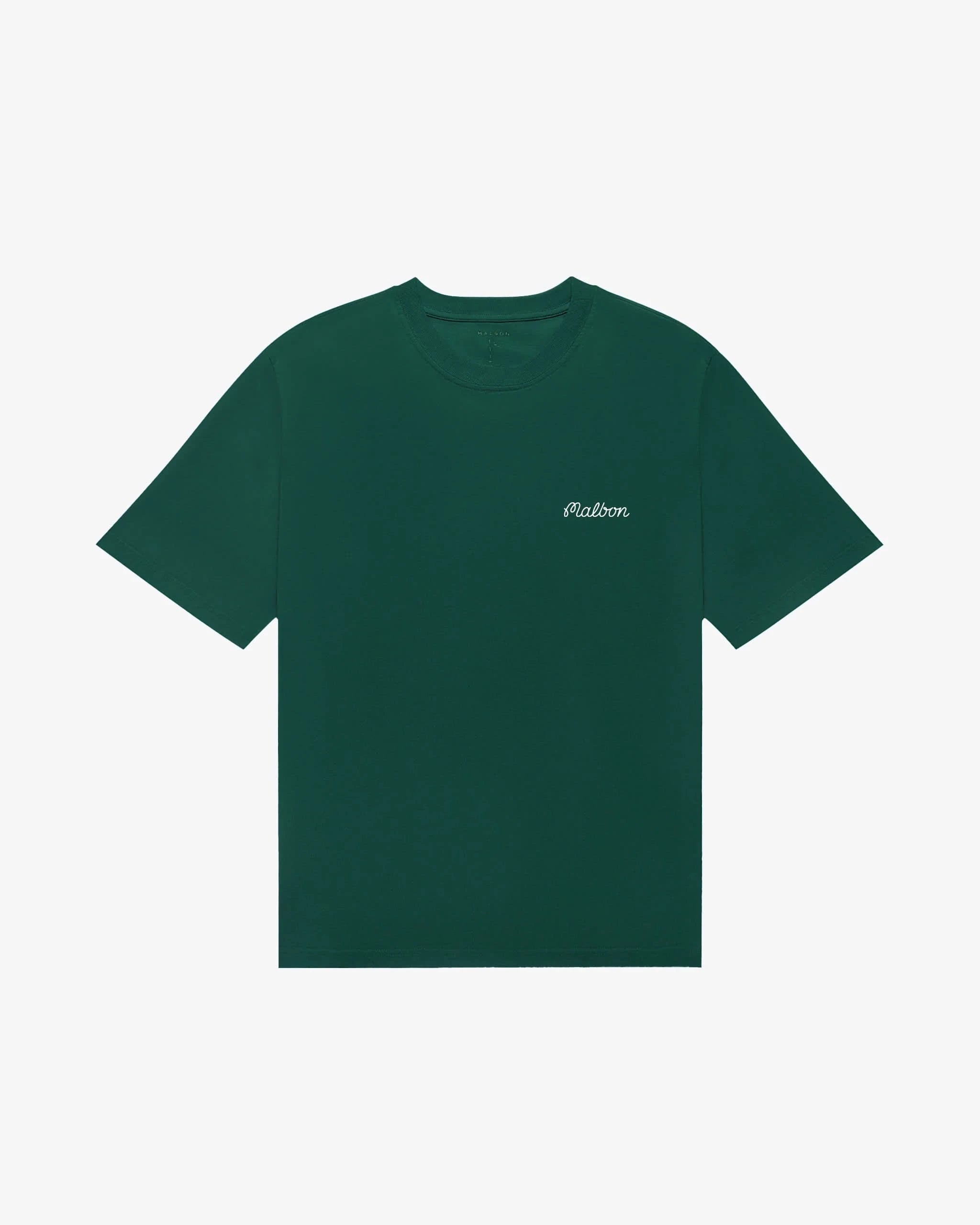 Malbon Golf Bermuda Baldwin Tee - Forest