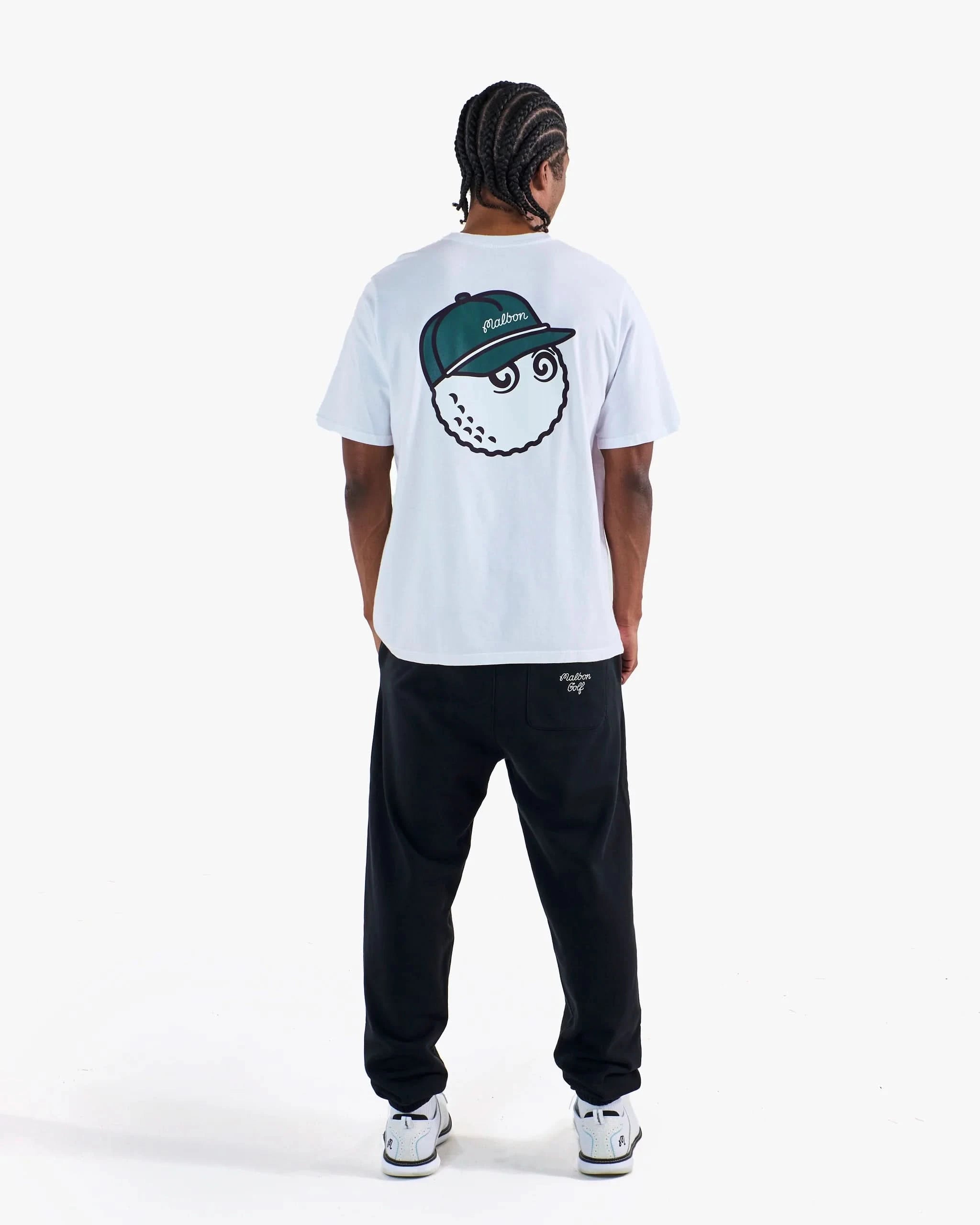 Malbon Golf Bermuda Baldwin Tee - White