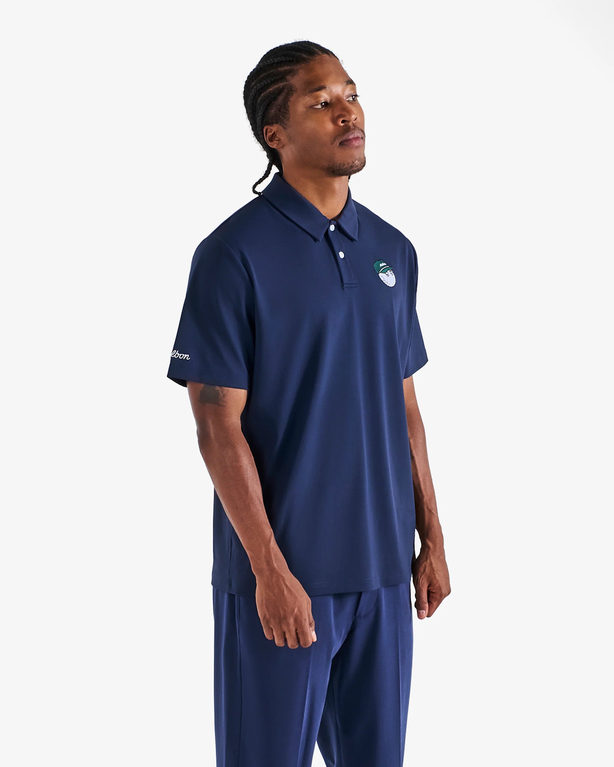 Malbon Golf Fairway Baldwin Polo Navy