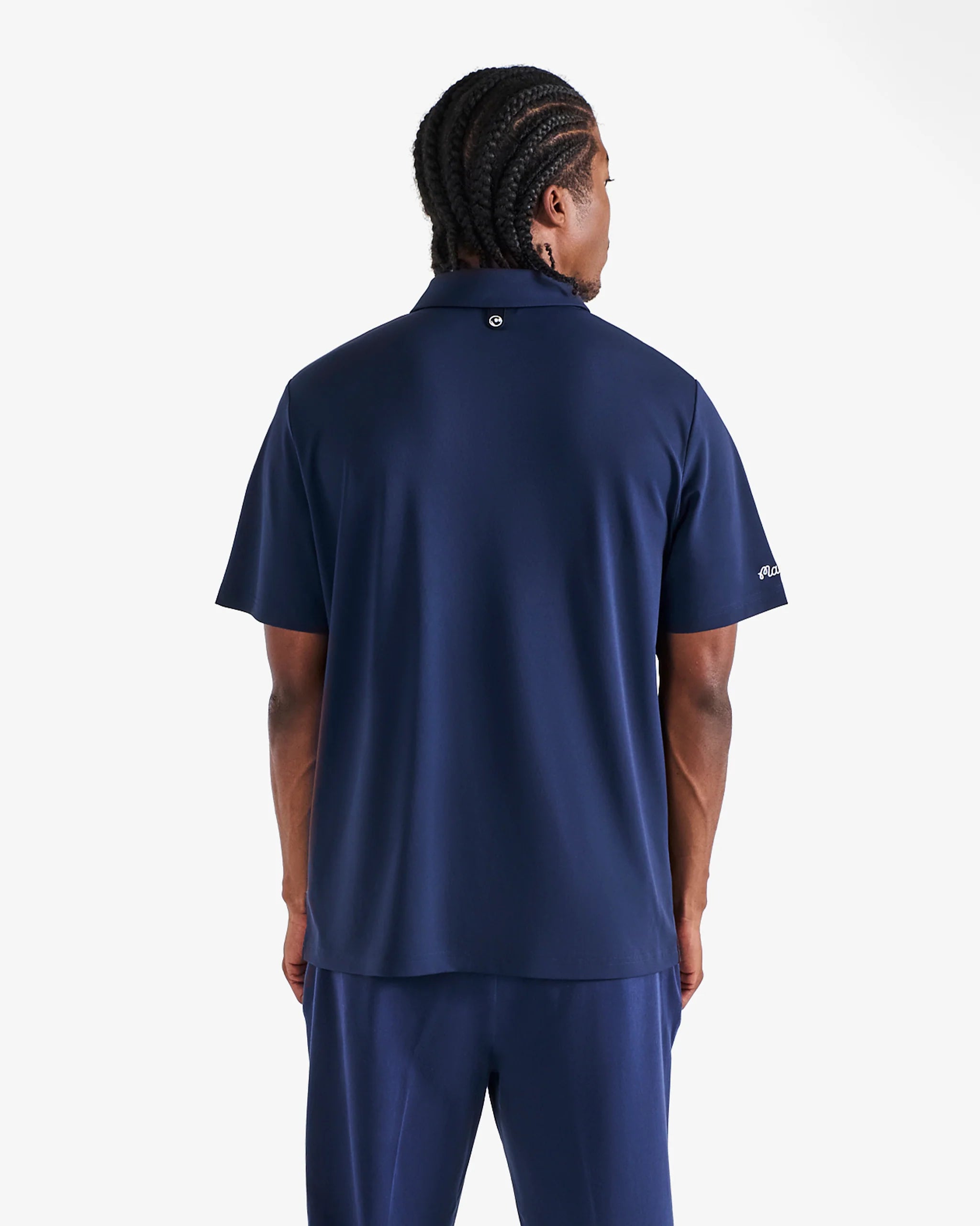 Malbon Golf Fairway Baldwin Polo Navy
