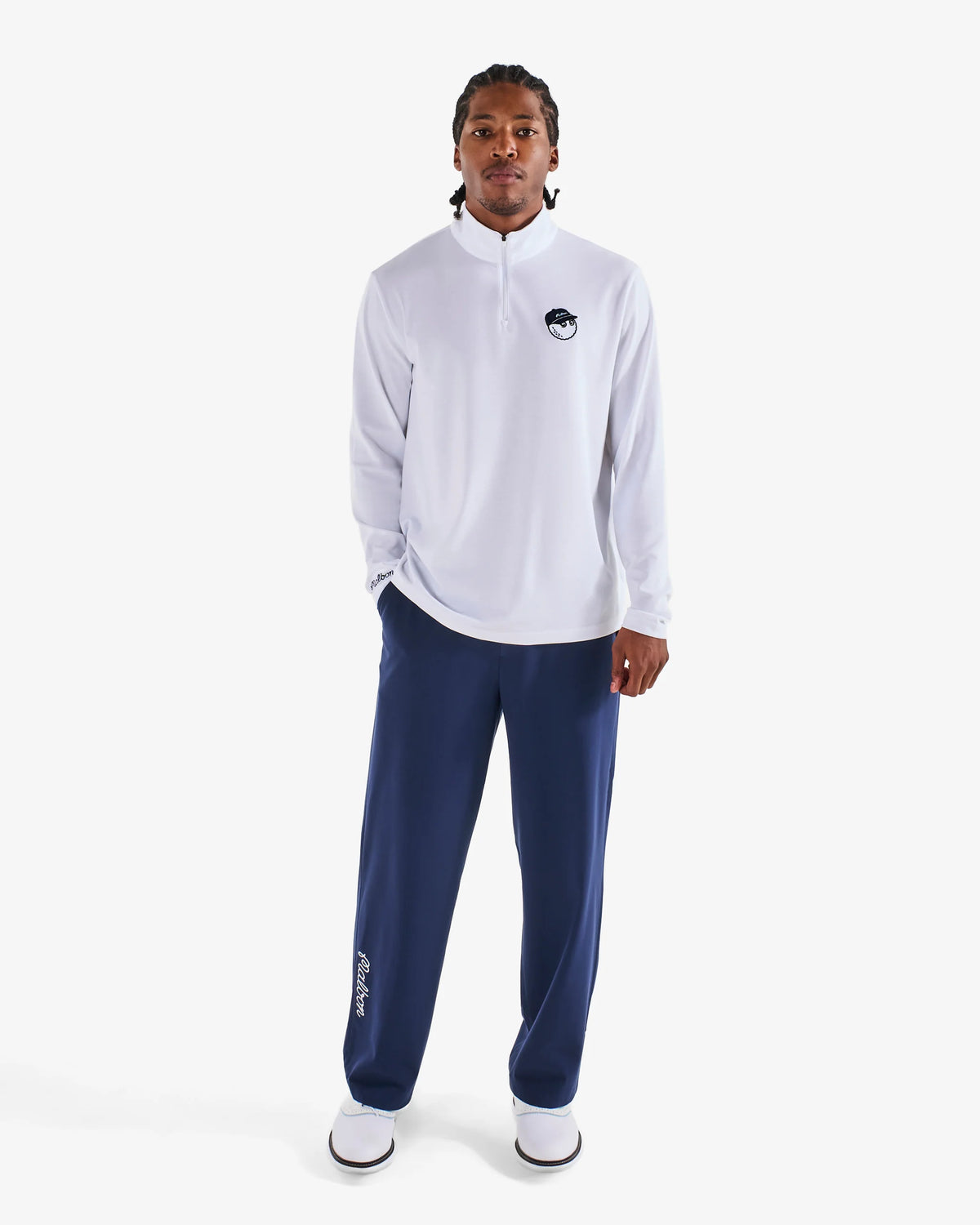 Malbon Golf Magnolia Coolcore Pant Navy