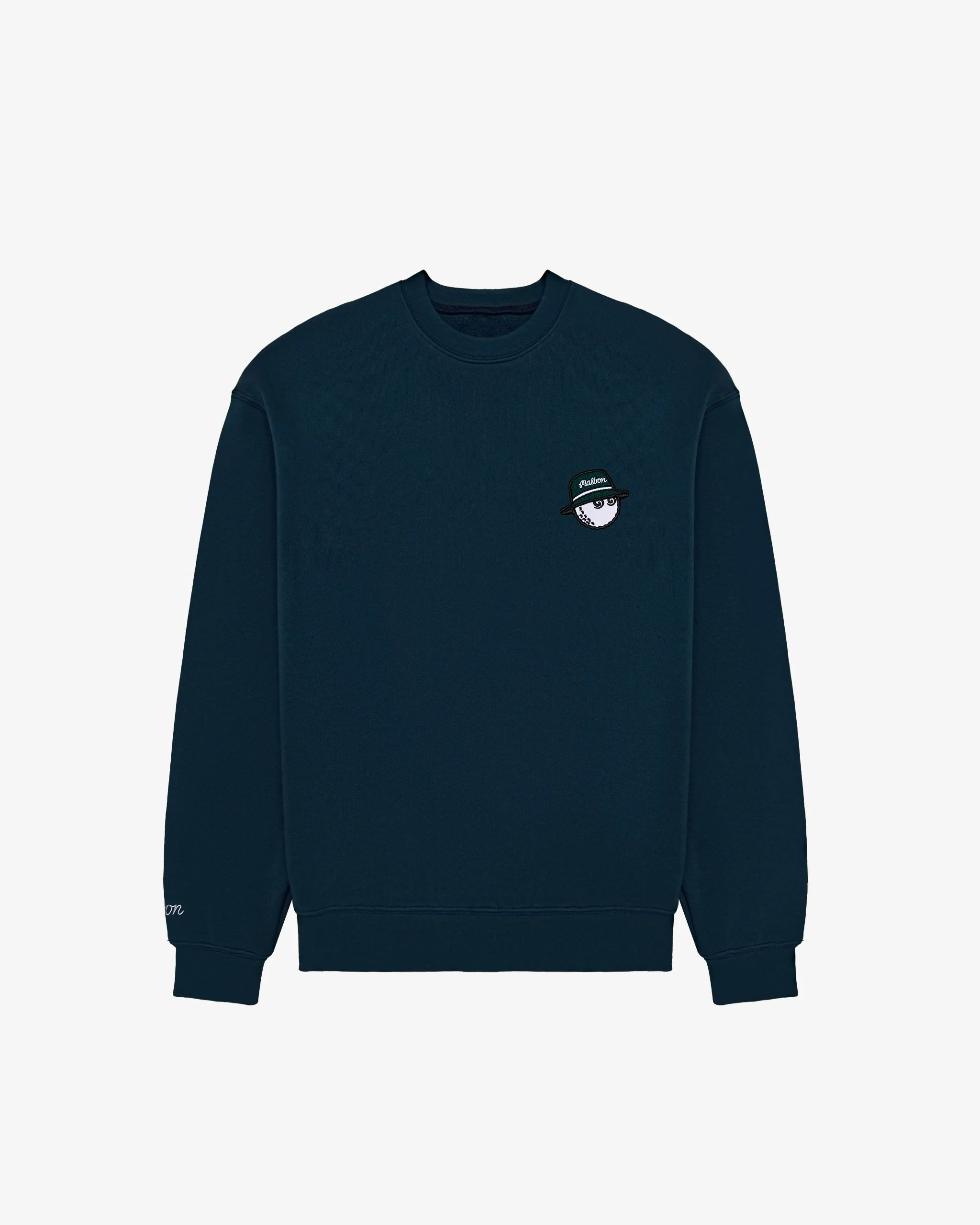 Malbon Golf Range Cooper Sweatshirt Navy Crewneck