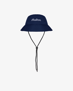 Malbon Golf Bucket Hat Navy — front