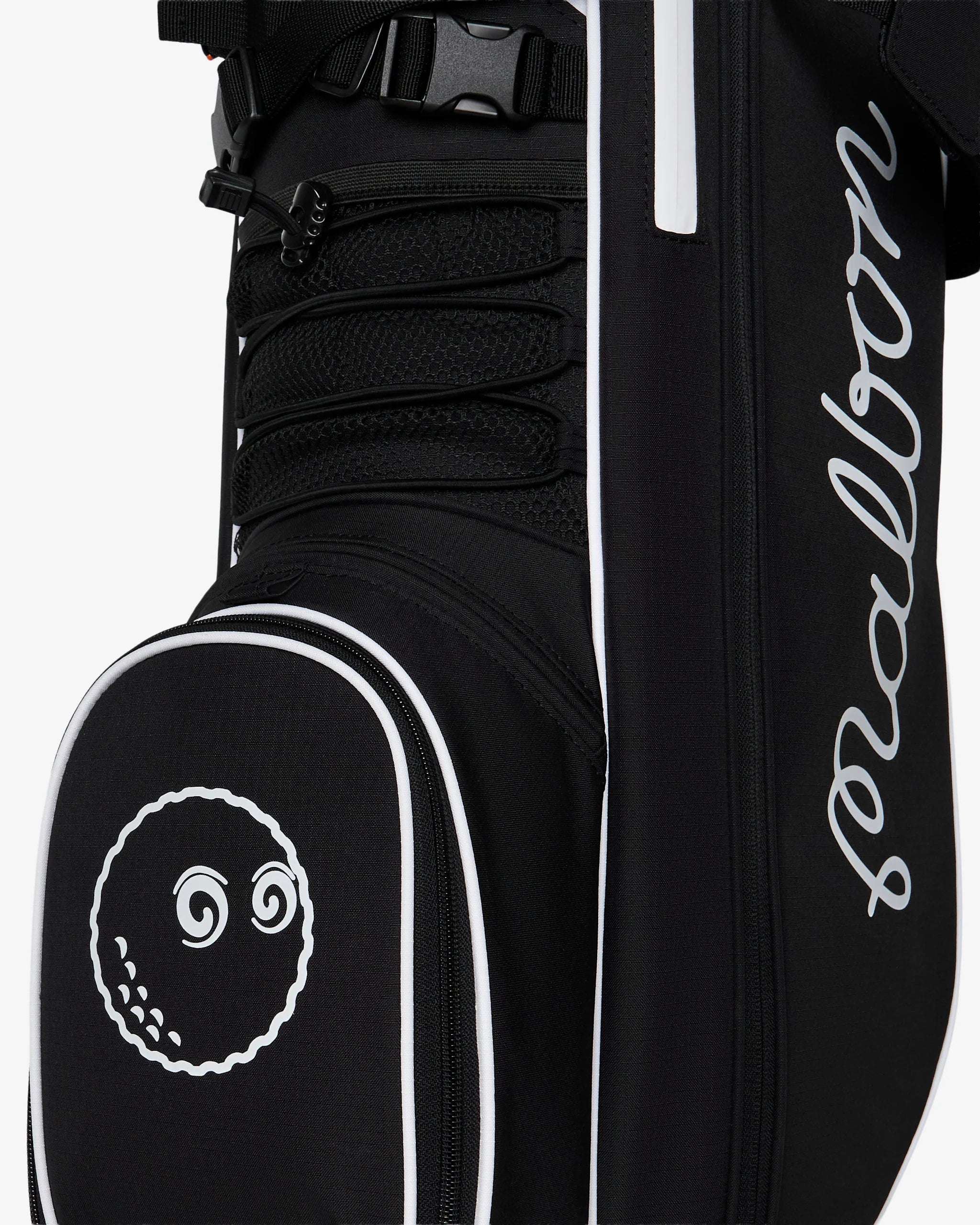 Malbon Golf Icons Walking Bag Black