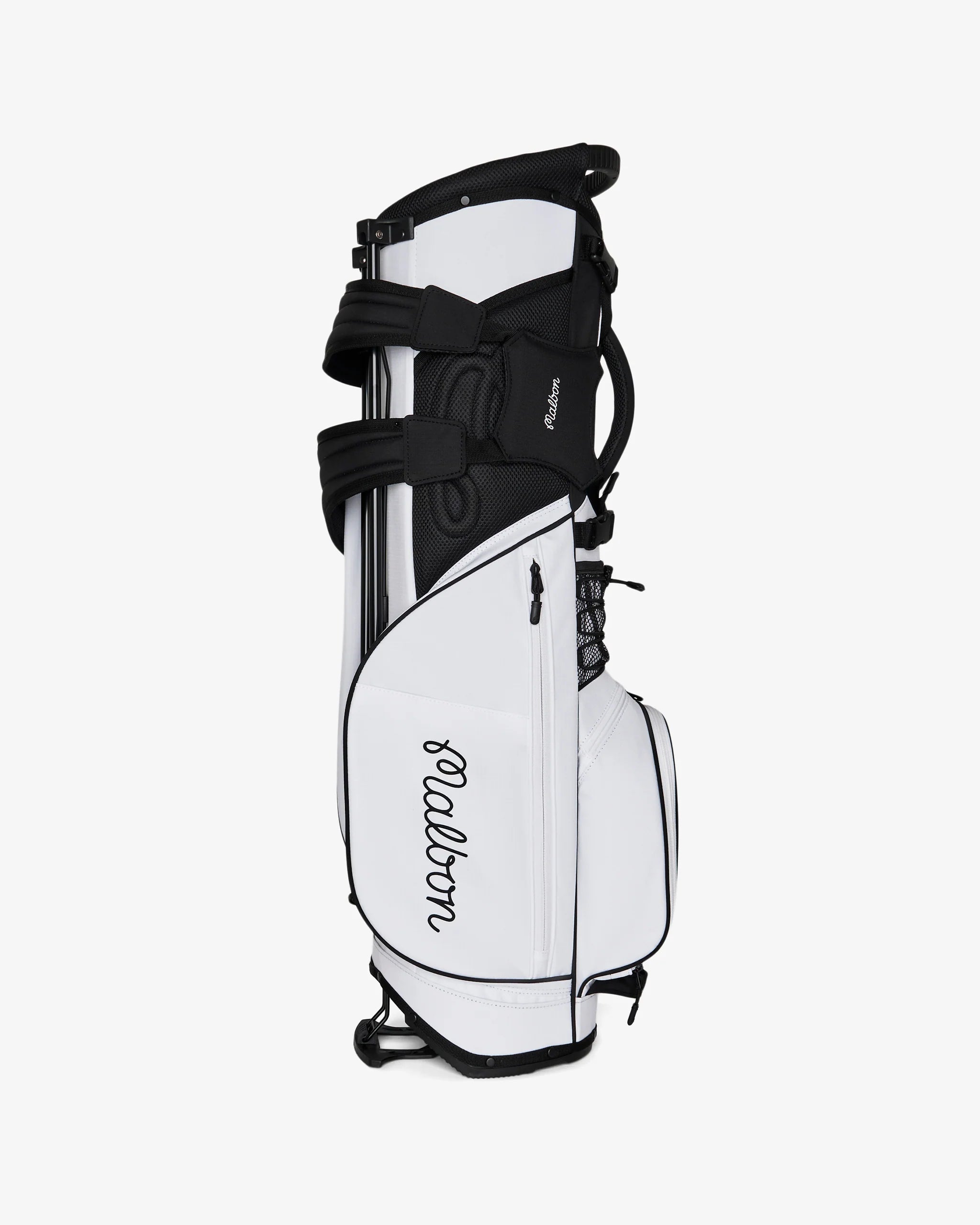 Malbon Golf Icons Walking Bag White