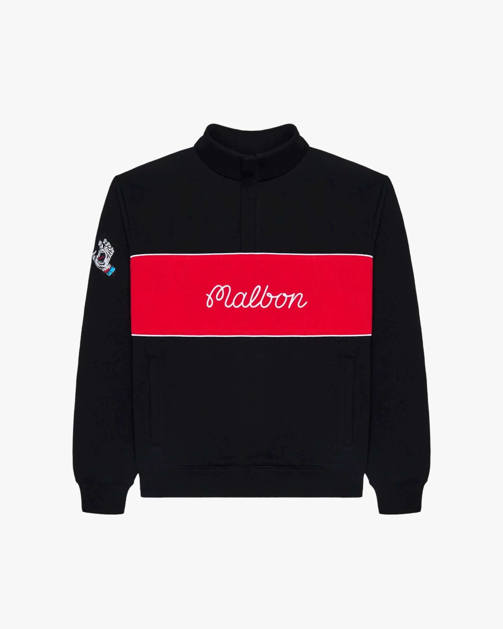 Malbon Golf x Santa Cruz Sweatshirt – Black available now at Gallery Streetwear Canada, Kelowna's hot spot for Fit inspo and Elevated Streetwear.
