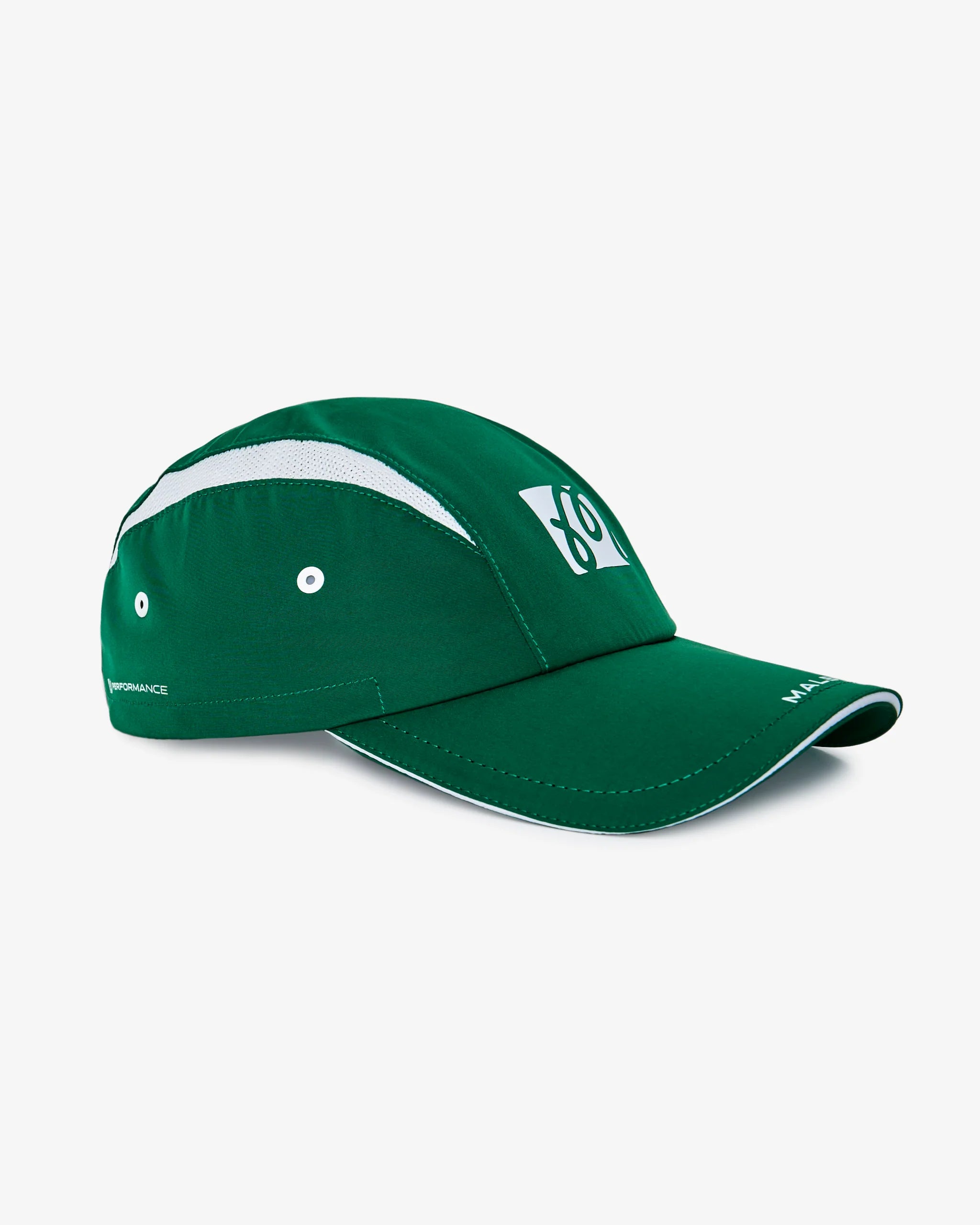 Malbon Golf Mesh Panel Bungee Hat Green
