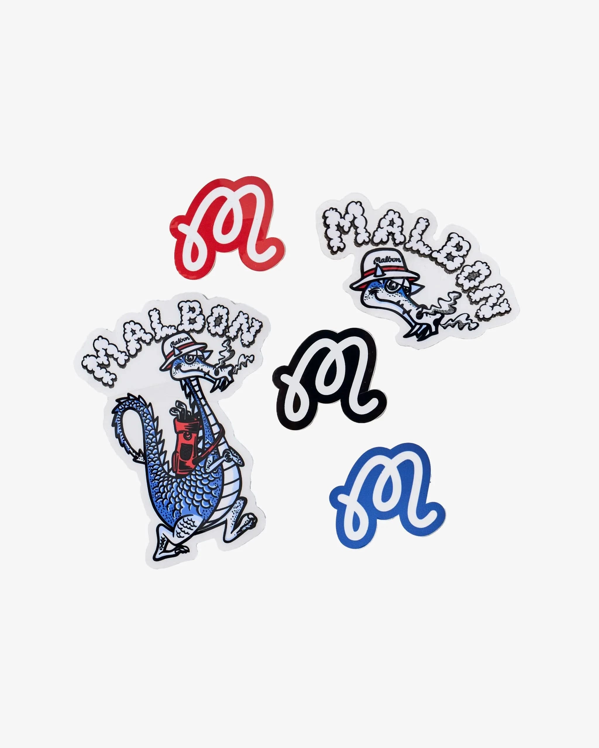 Malbon Golf Dragon Sticker Pack