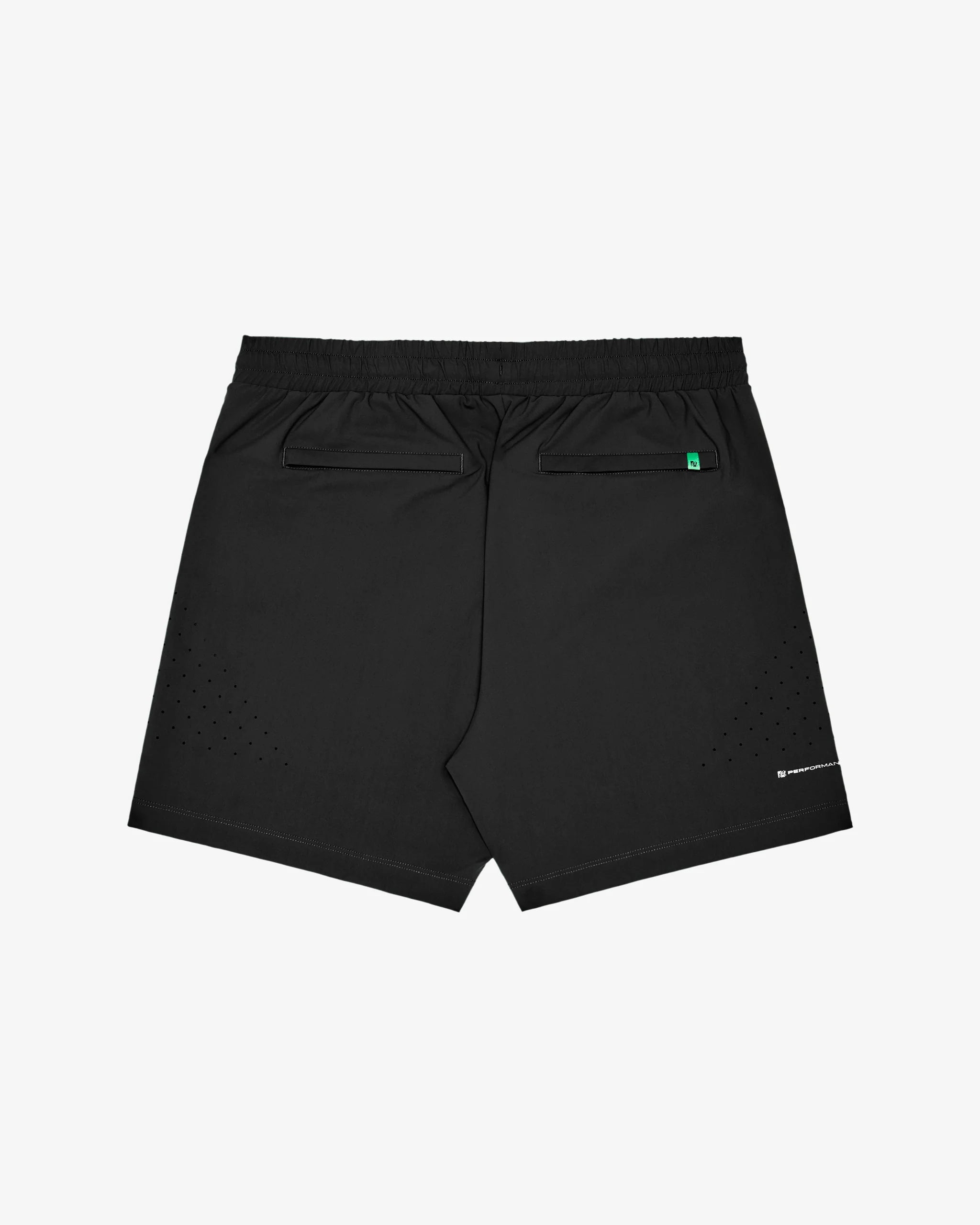 Malbon Golf Performance Poly Tech Short Black Shorts