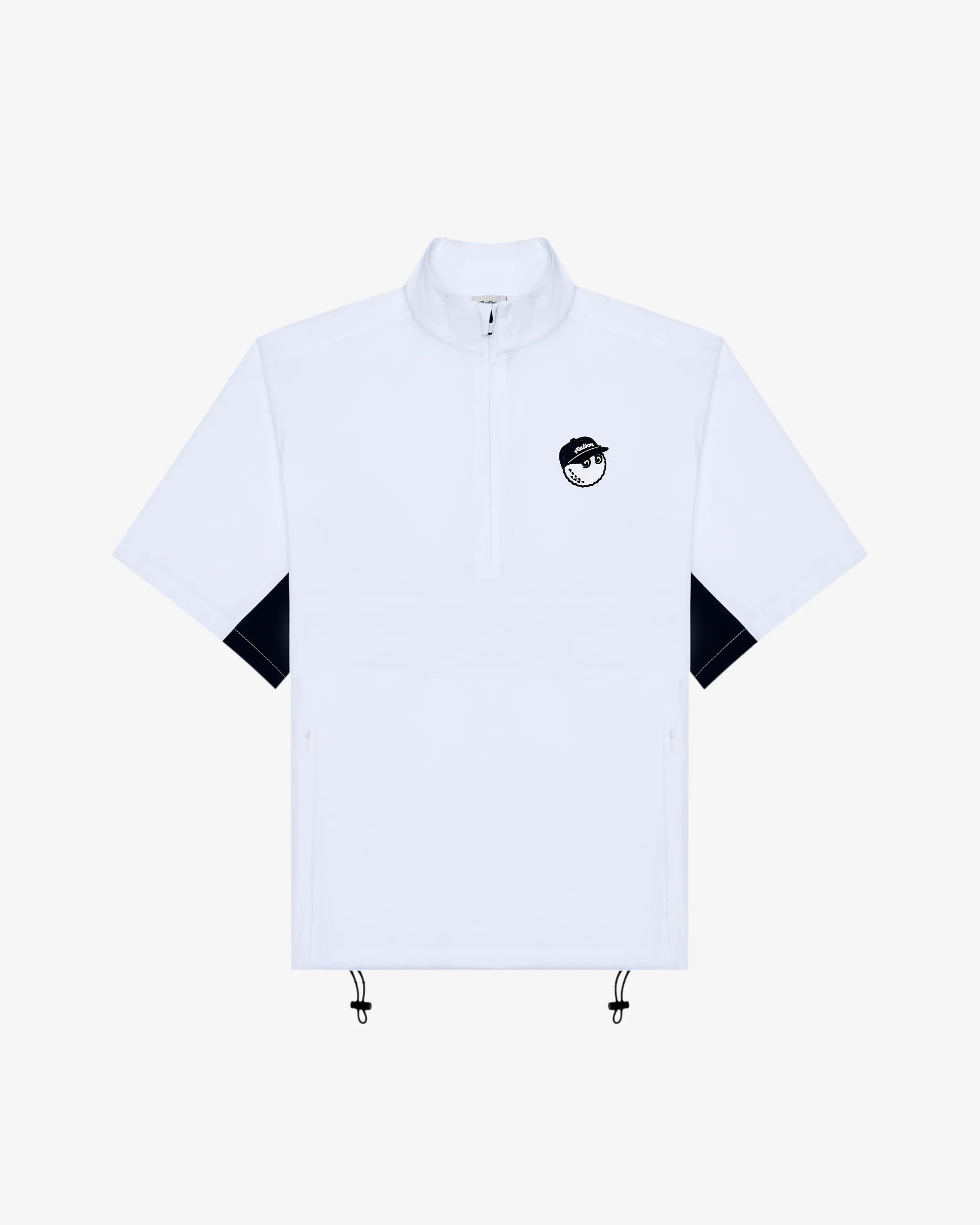 Malbon Golf Pine Windshirt White