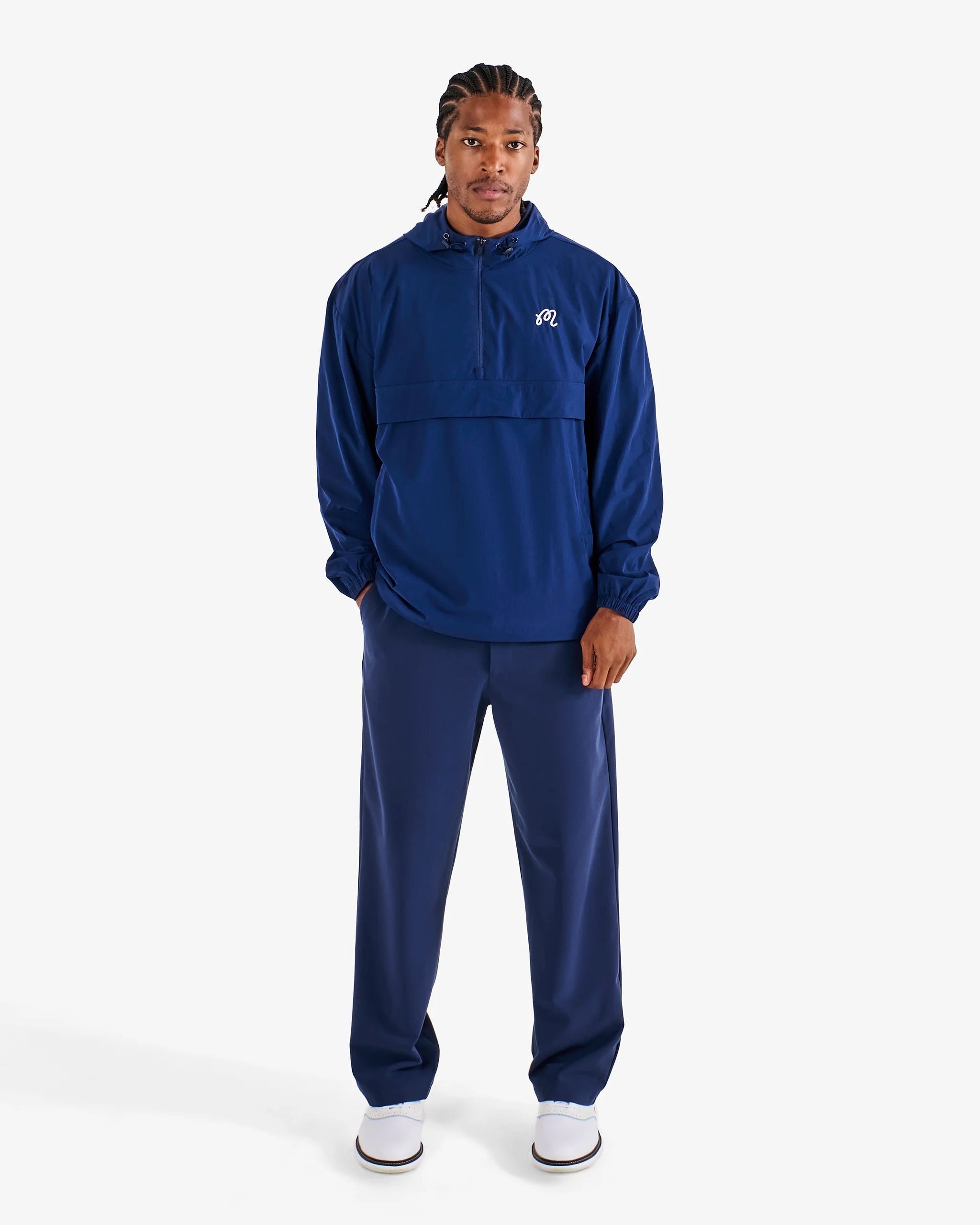 Malbon Golf Ridge Anorak – Navy