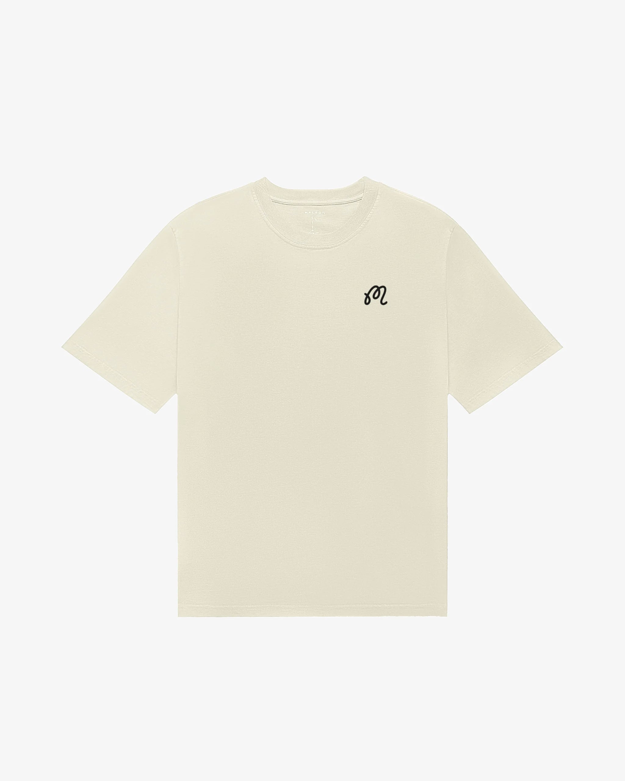 Malbon Golf Bermuda Origin Tee Cream