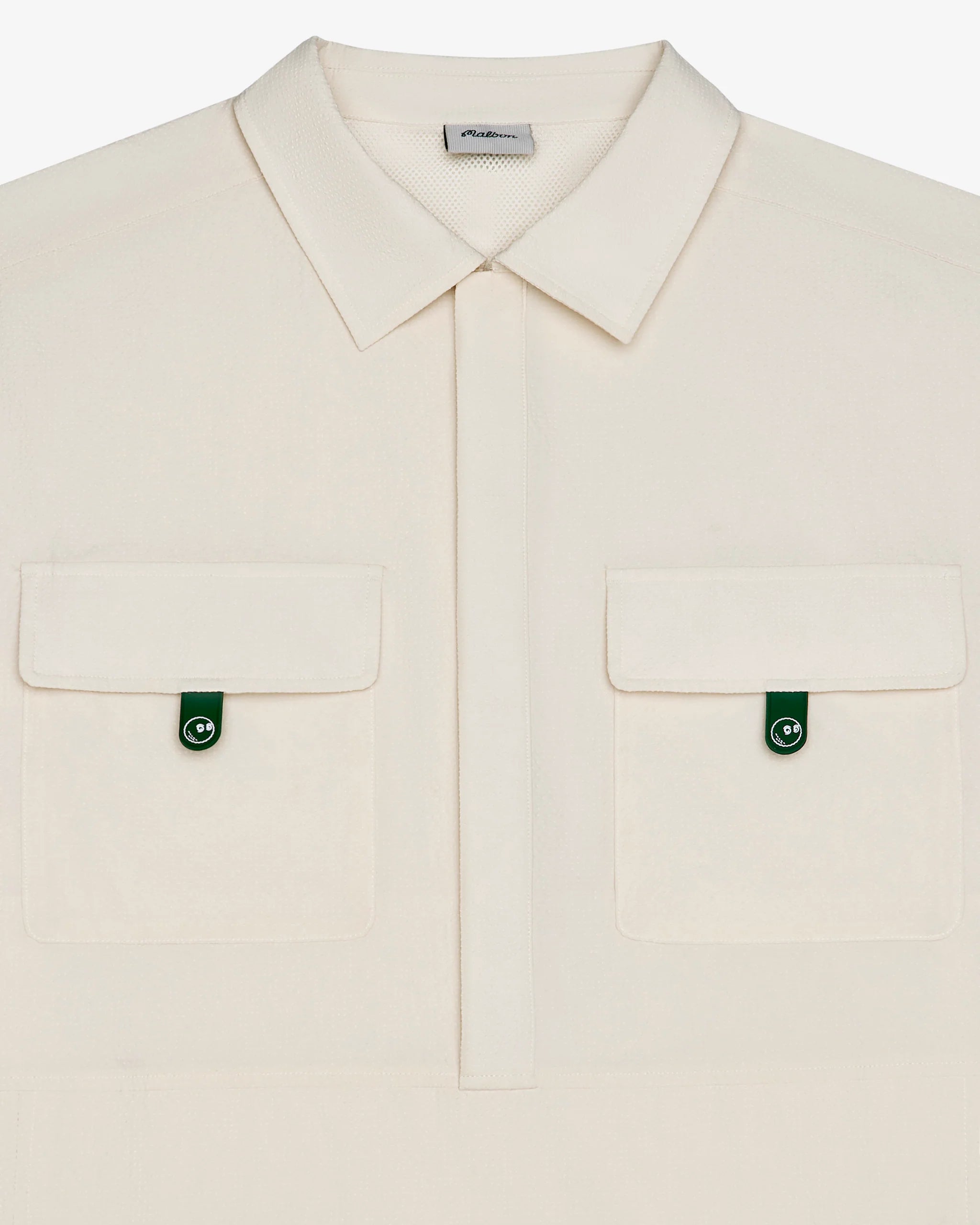 Malbon Golf Bass Club Seersucker Windshirt