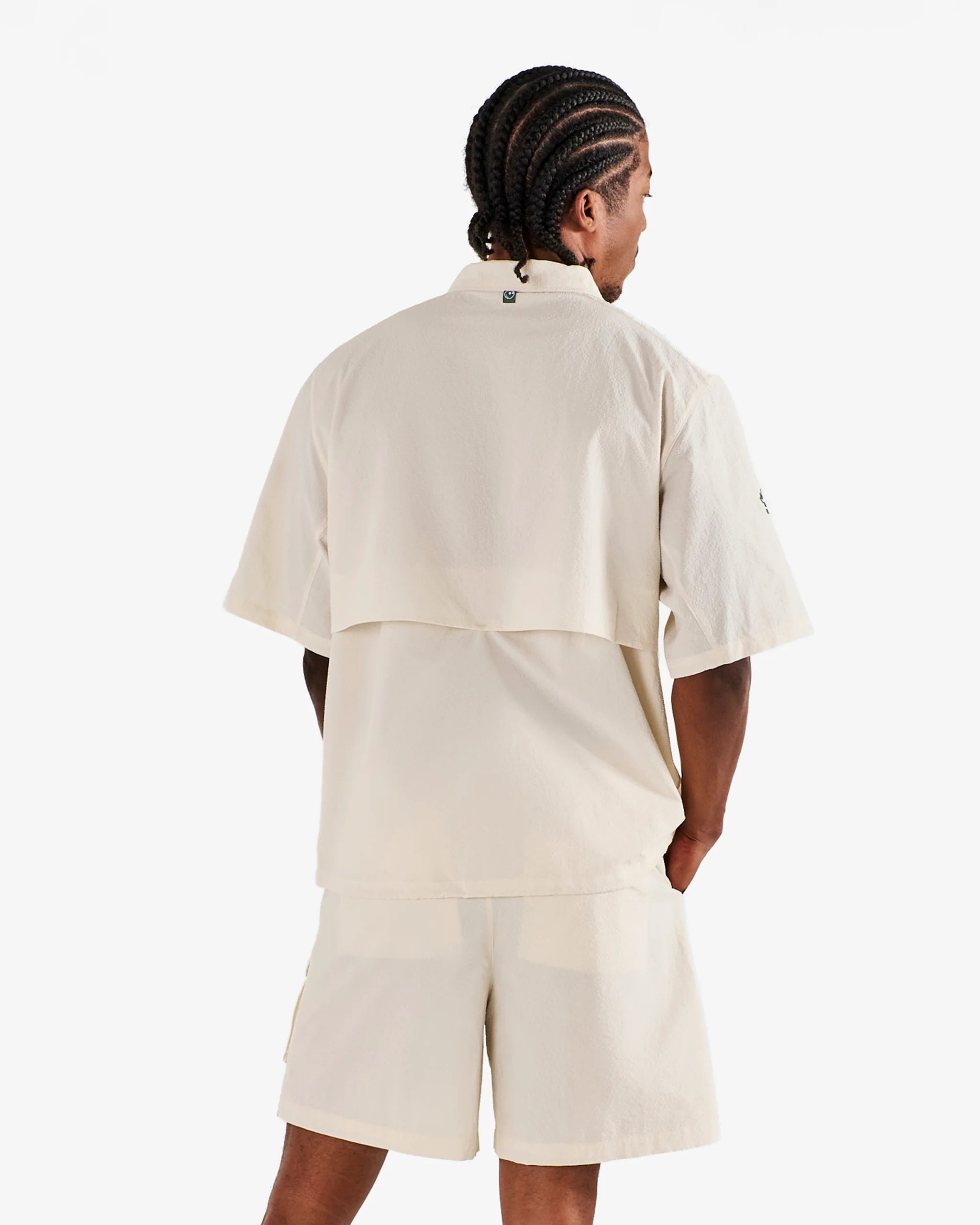 Malbon Golf Bass Club Seersucker Windshirt