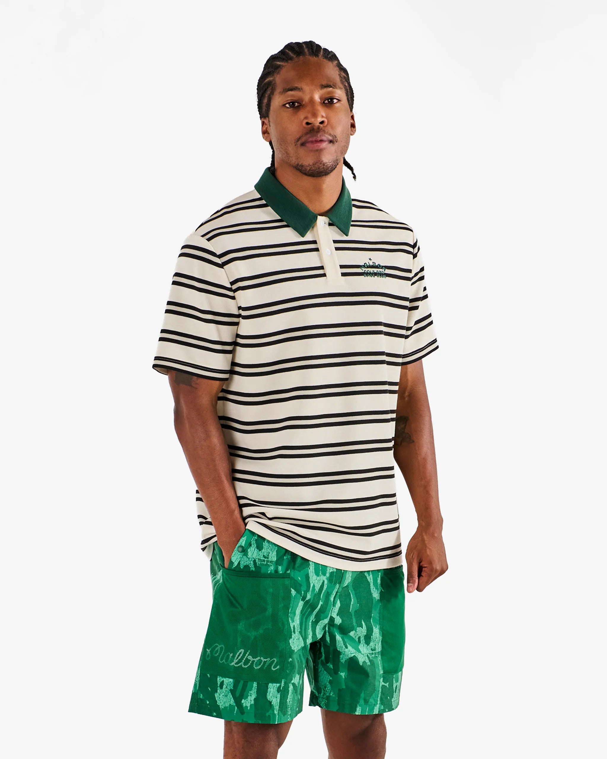 Malbon Golf Fairway Bass Club Polo