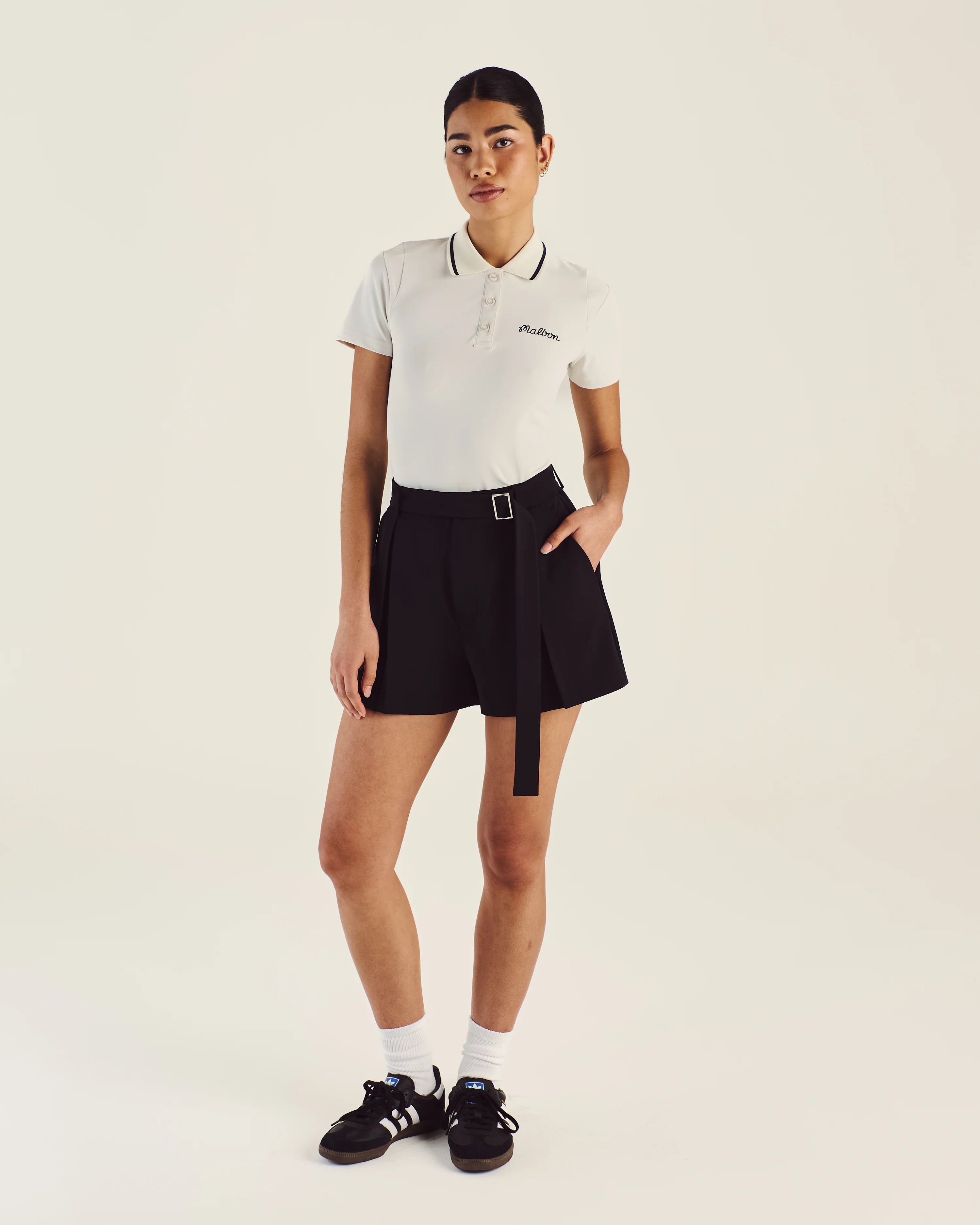 Malbon Golf Women's Paloma Polo White