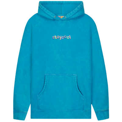 Stay Cool Classic Hoodie (Aqua Mineral Wash) - Gallery Streetwear