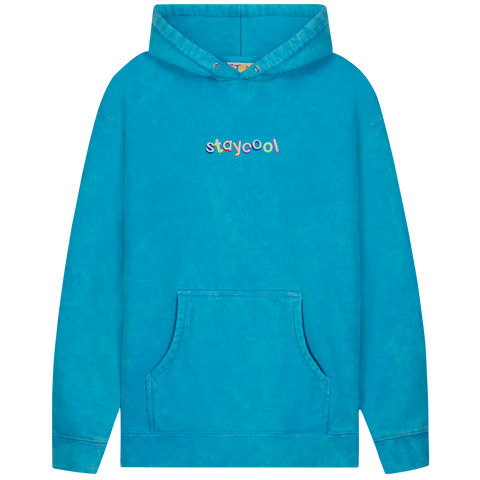 Stay Cool Classic Hoodie (Aqua Mineral Wash) - Gallery Streetwear