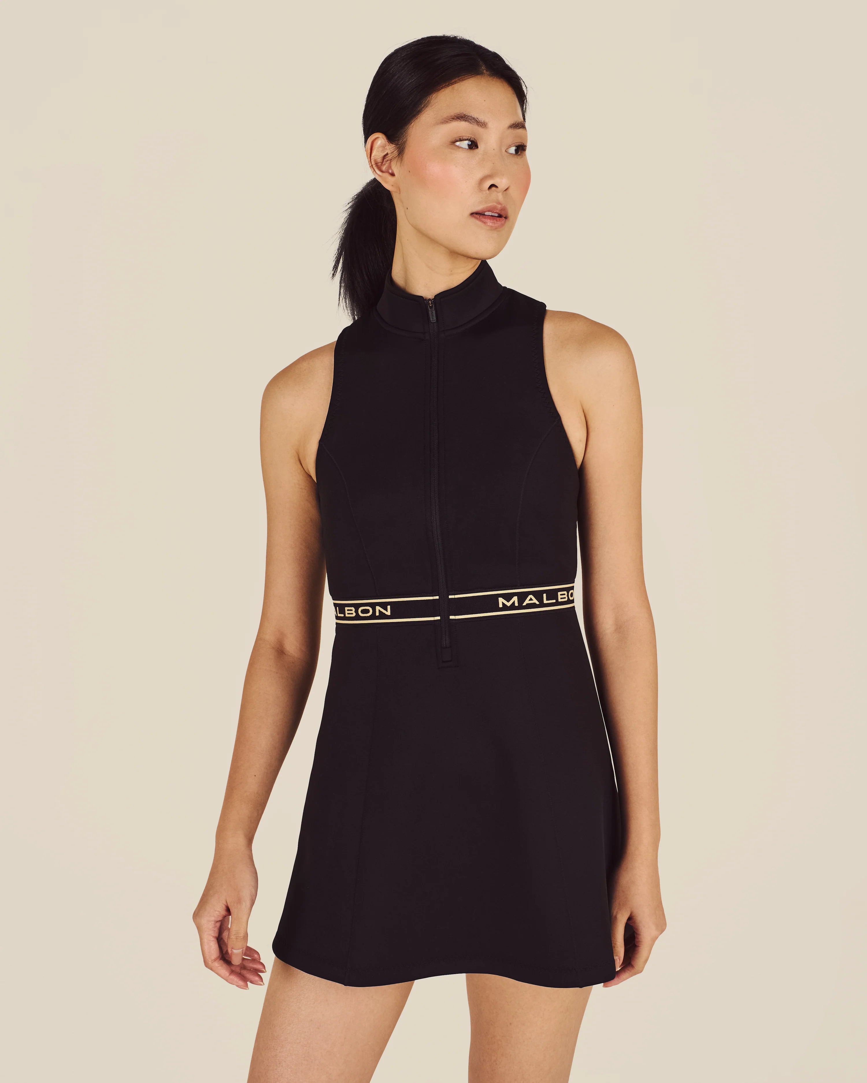 Malbon Golf Kaleen Dress Black