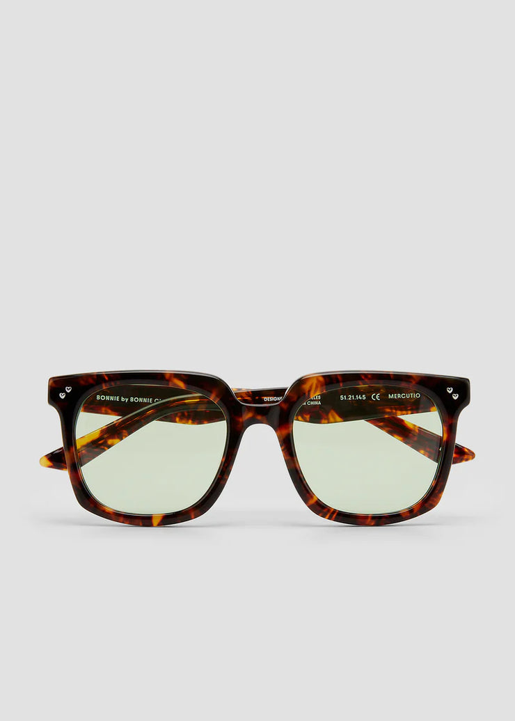 BONNIE CLYDE MERCUTIO TORTOISE/ GREEN TINT - Gallery Streetwear