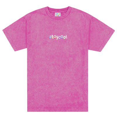 Stay Cool NYC Classic Tee- Strawberry Mineral Wash - Gallery Streetwear