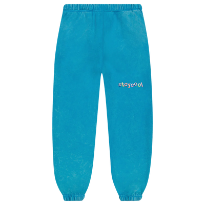 Stay Cool NYC Classic Sweatpant- Aqua Mineral Wash - Gallery Streetwear