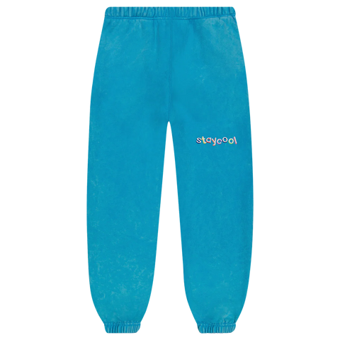 Stay Cool NYC Classic Sweatpant- Aqua Mineral Wash - Gallery Streetwear