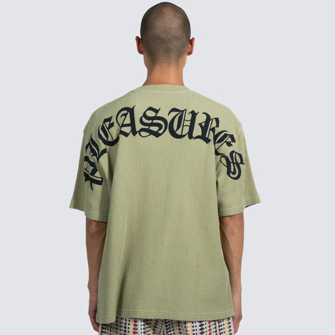 Pleasures | Neural Thermal Shirt Matcha - Gallery Streetwear