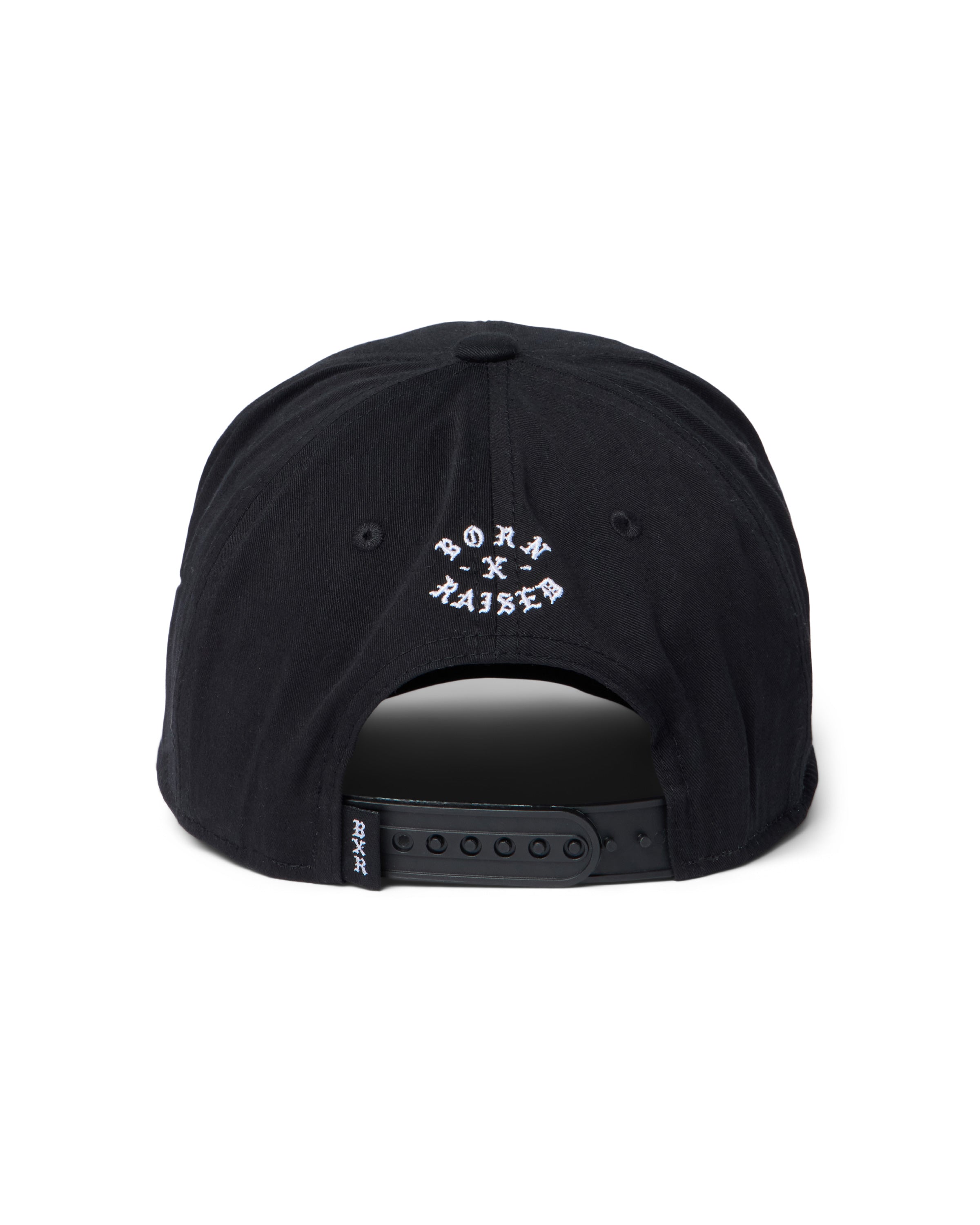 Born X Raised Paranoia Crest Snapback - Black - side