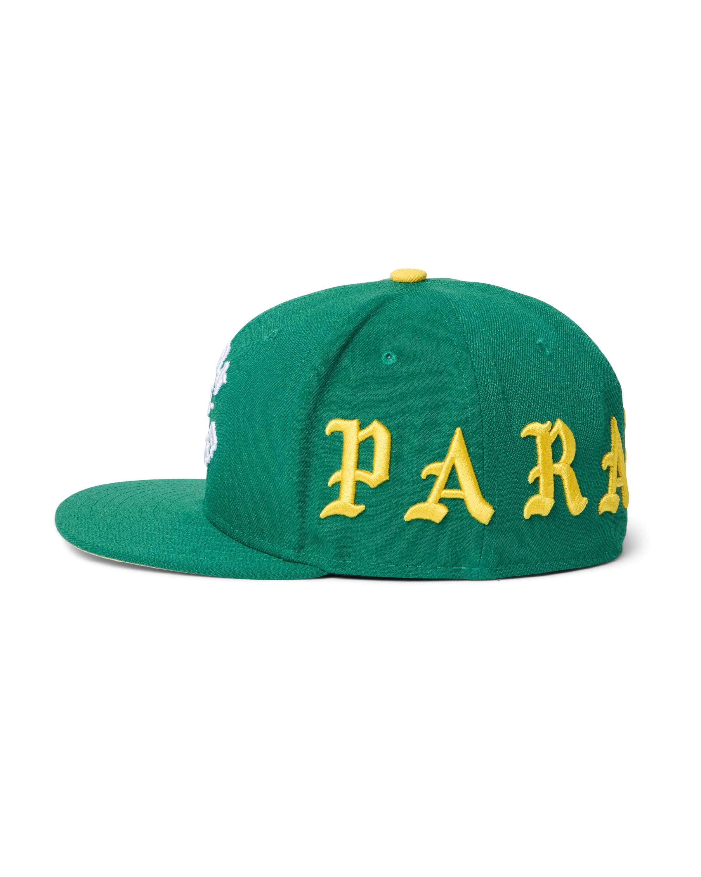 Born X Raised Paranoia Rocker Fitted - Kelly Green / Yellow - back
