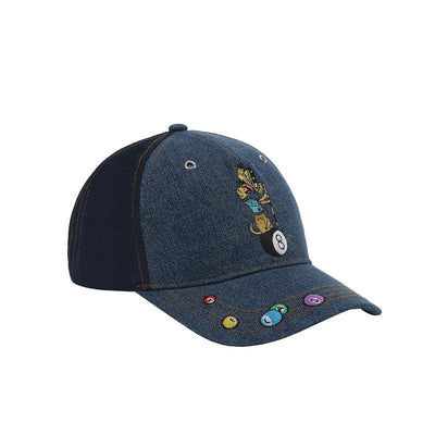 Hélas Pooldog Denim Cap – Washed Indigo