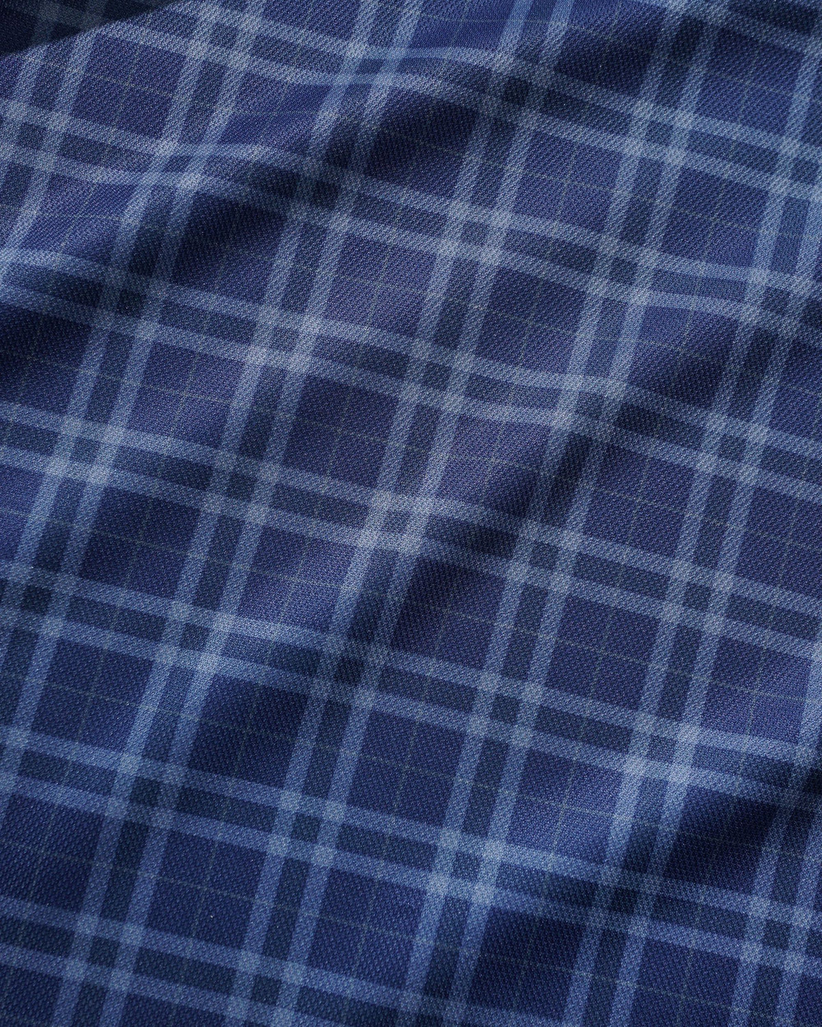 Butter Goods x Umbro Plaid Jersey Navy / Slate — product shot