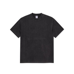 Polar Skate Co. Contrast Tee Stroke Logo – Silver Black/Black