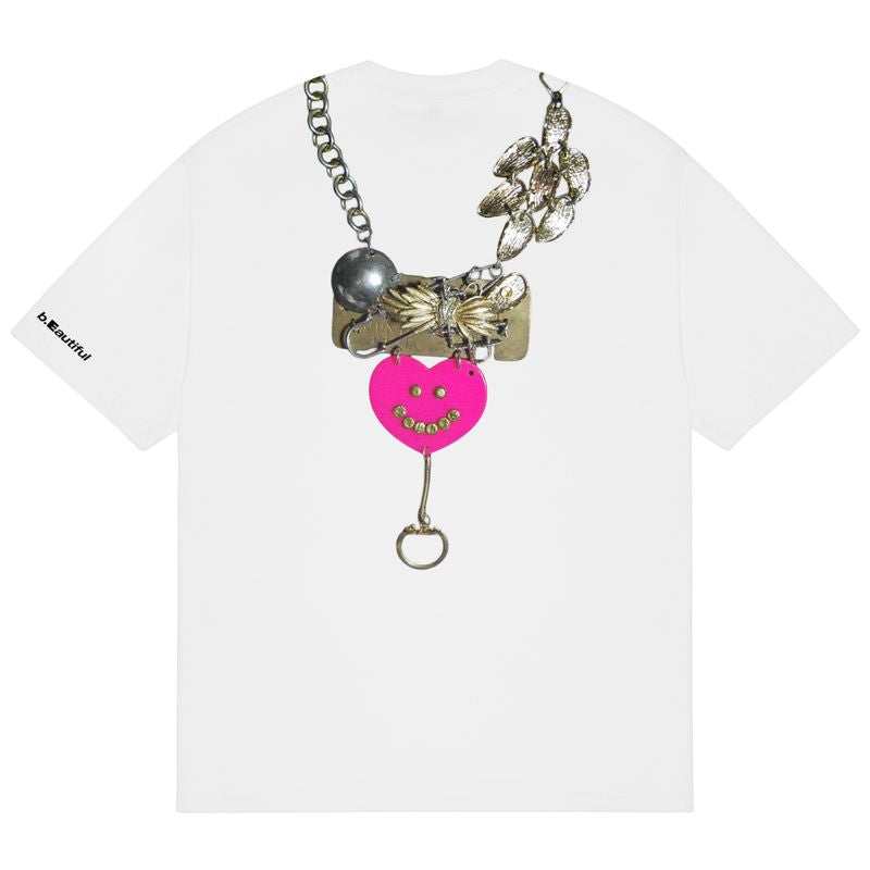 b.Eautiful Leo Gon'do Smile T-Shirt White