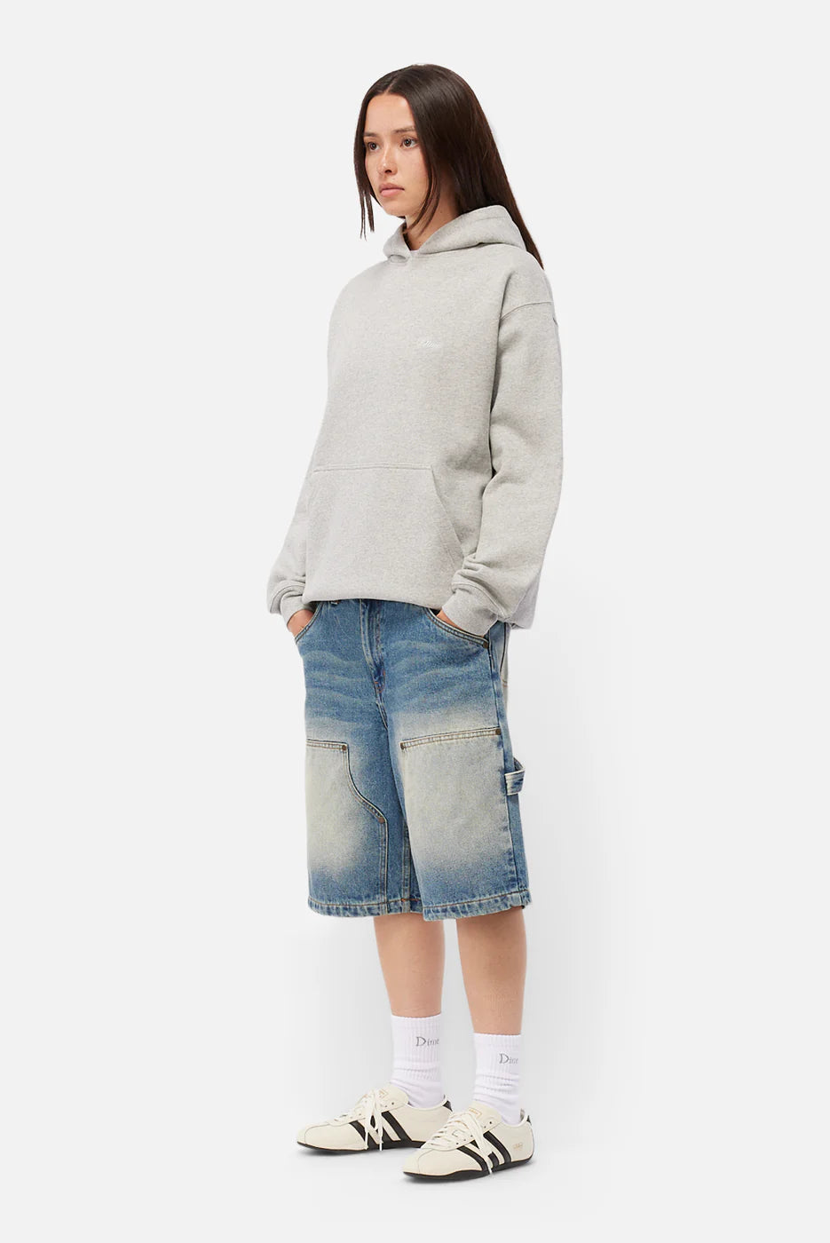 Dime MTL Carpenter Denim Shorts Sandblasted Indigo