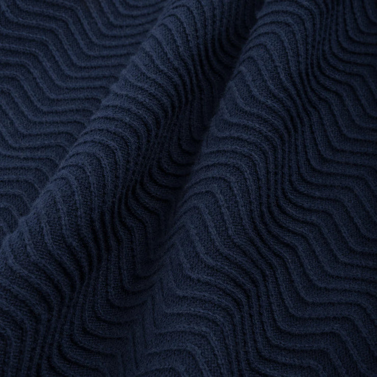 DIME WAVE CABLE KNIT SHORTS NAVY - Gallery Streetwear