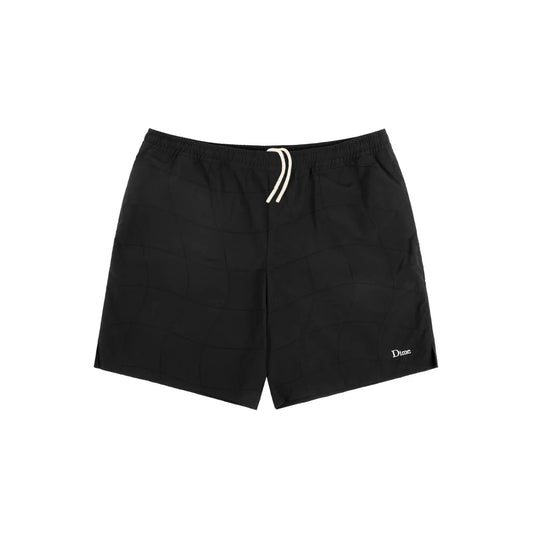 DIME WAVE QUILTED SHORTS BLACK - Gallery Streetwear
