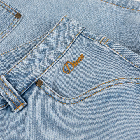 Dime MTL | Carpenter Denim Short Blue Washed 1