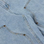 Dime MTL | Carpenter Denim Short Blue Washed 3