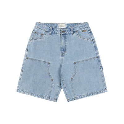 Dime MTL | Carpenter Denim Short Blue Washed