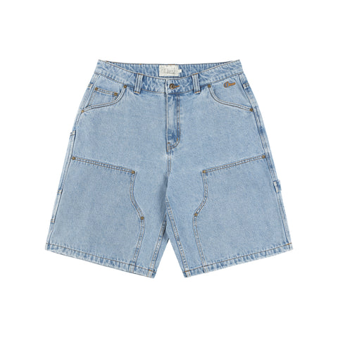 Dime MTL | Carpenter Denim Short Blue Washed