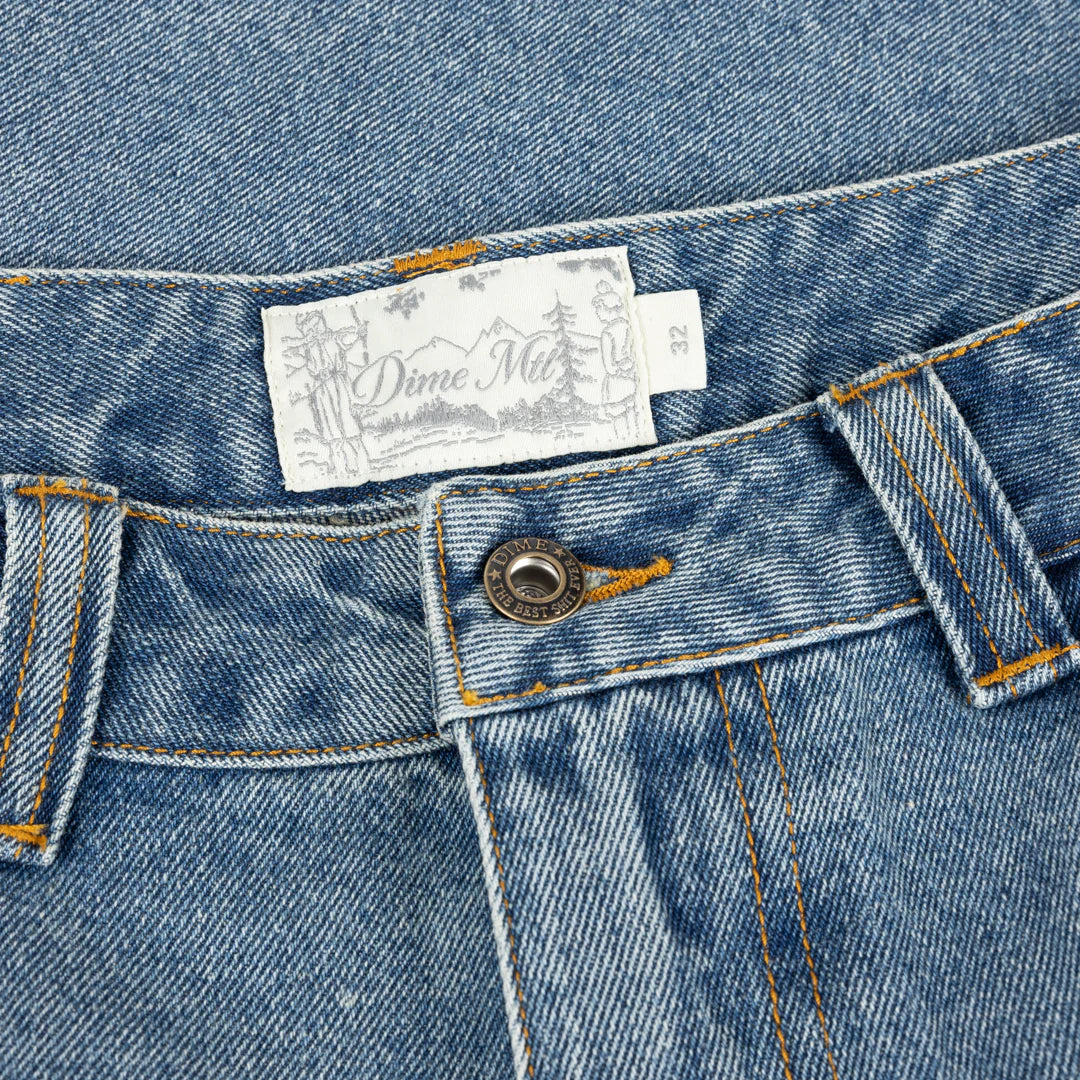 Dime MTL Classic Dime Shorts Sandblasted Indigo