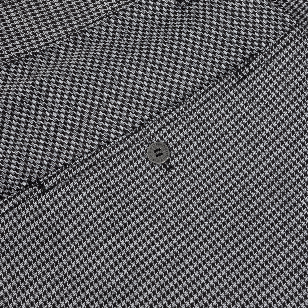 Dime MTL Baggy Houndstooth Shorts Grey