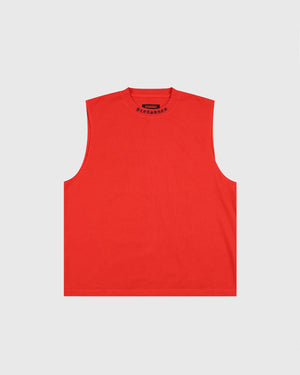 Pleasures Sorrow Sleeveless Shirt Red — Pleasures | Gallery Streetwear