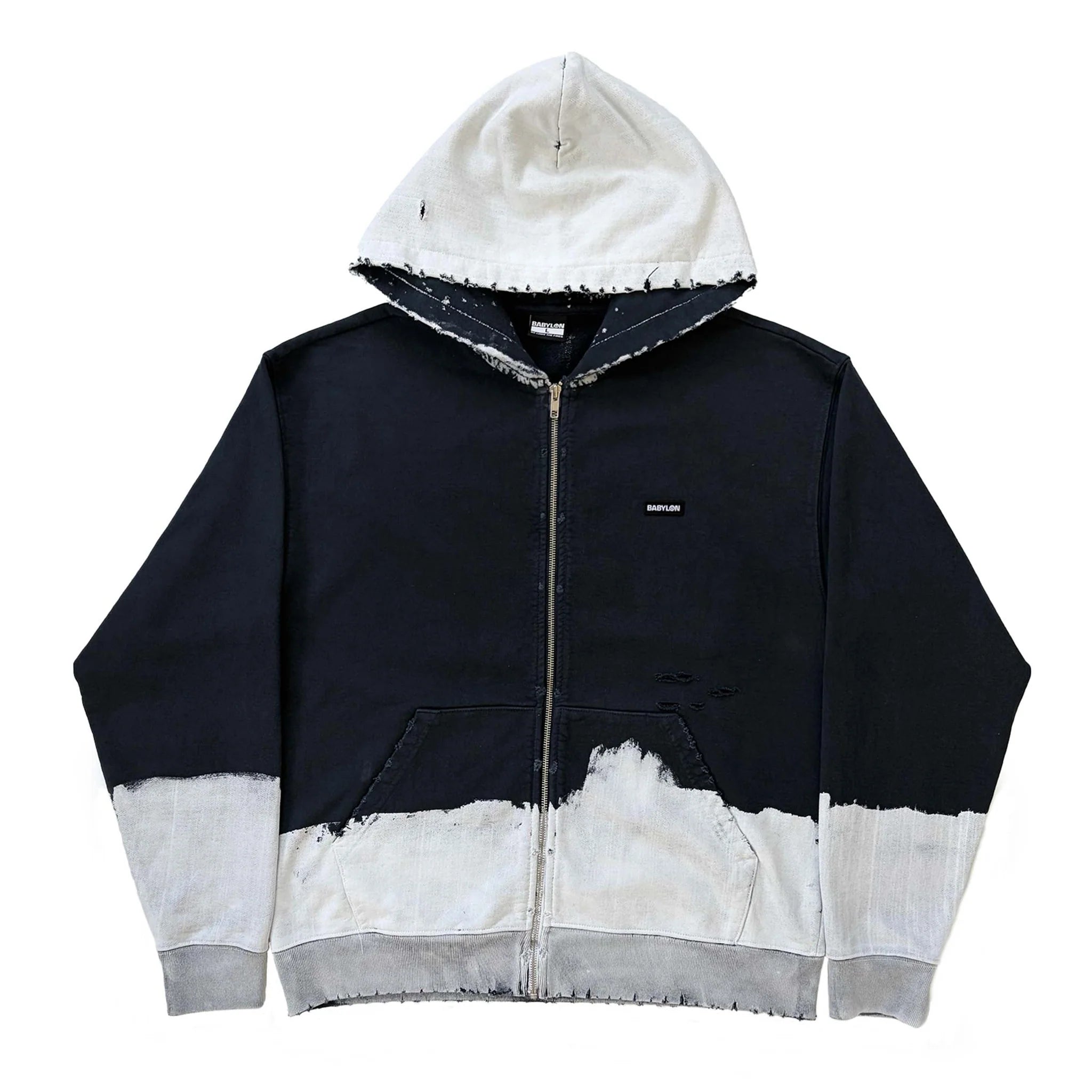 Babylon LA Patch Zip Up Hoodie