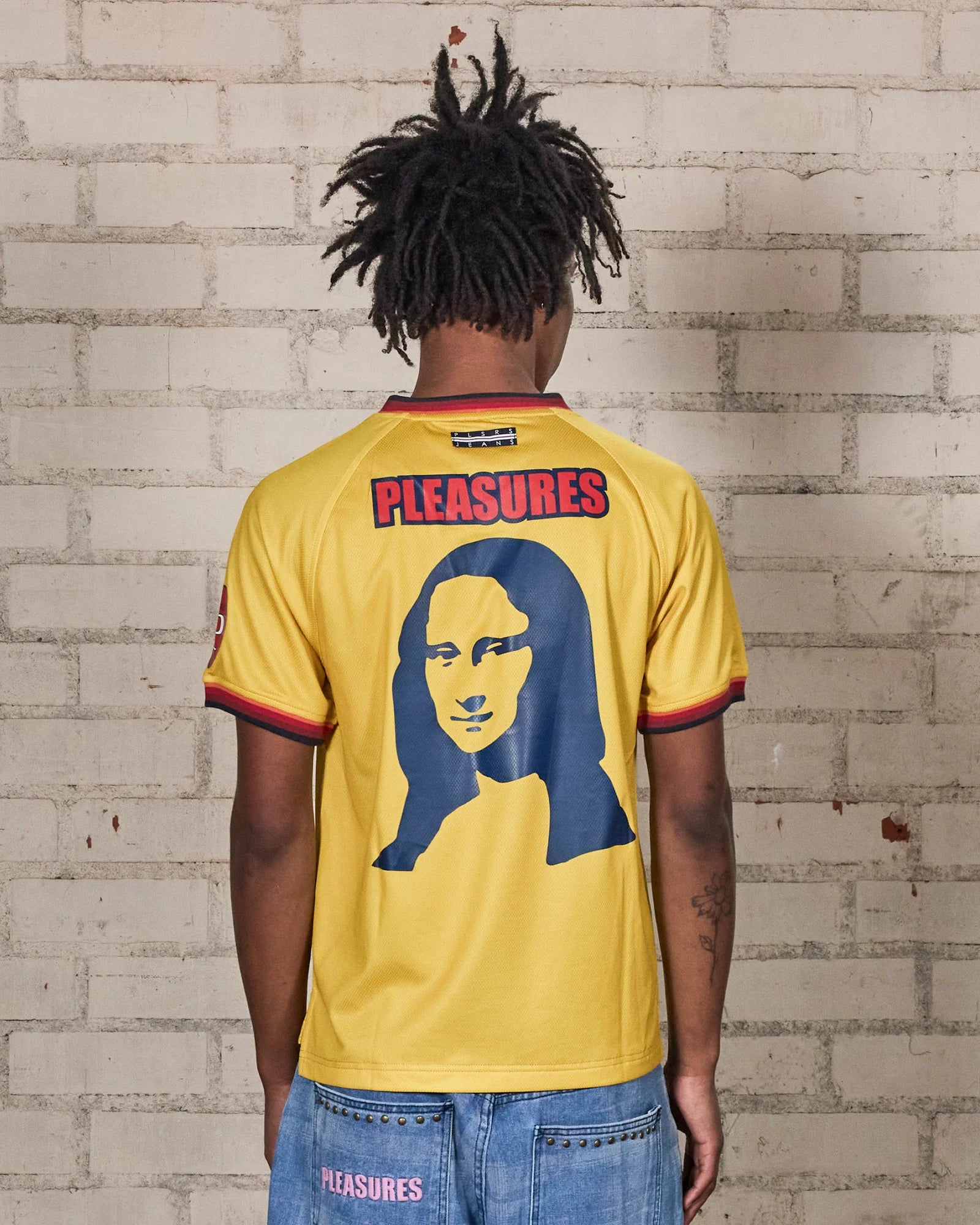 Pleasures Mona Sport Shirt Yellow